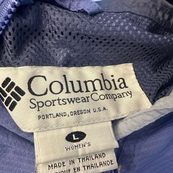 Vintage Columbia Purple and Gray Pullover Jacket - Picture 2 of 4